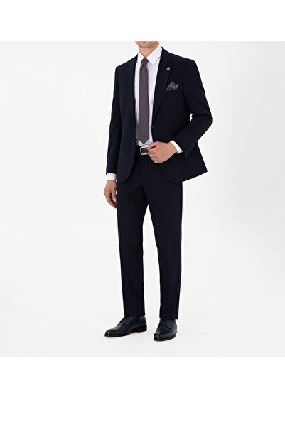 Biçeq Collection Men's Vested Sports Slim Fit Suit_Black