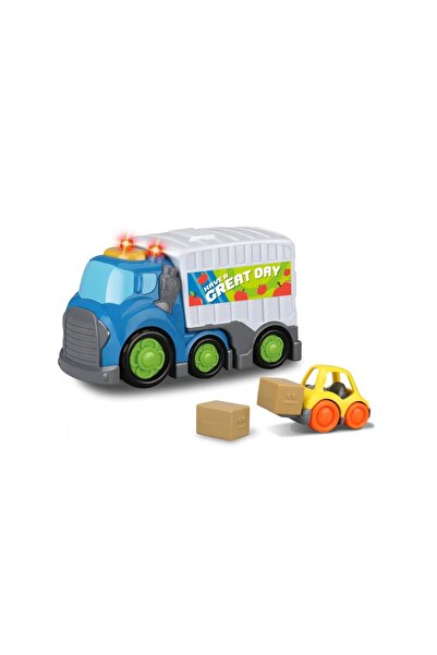 OEM Camion Cargo cu stivuitor, sunete si lumini Kiddy Go 19.5 cm