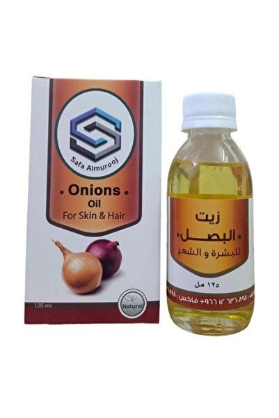 SAFA ALMUROOJ زيت البصل - طبيعي 100% للبشرة والشعر (125 مل)