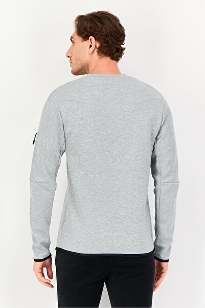 Nike Men Sportswear Fit Long Sleeve Outdoor Sweatshirt, Grey