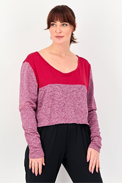 Nike بلوزة رياضية نسائية بأكمام طويلة مناسبة للأنشطة الخارجية، متعددة الألوان