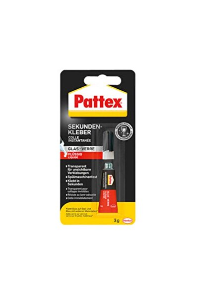 Pattex Liquid Instant Glass Adhesive Glue 3g