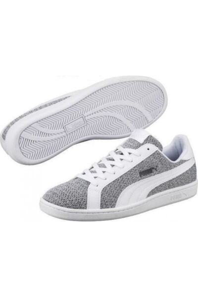 Puma Smash Knit Unisex Sneakers, grey/white, 44.5 EU