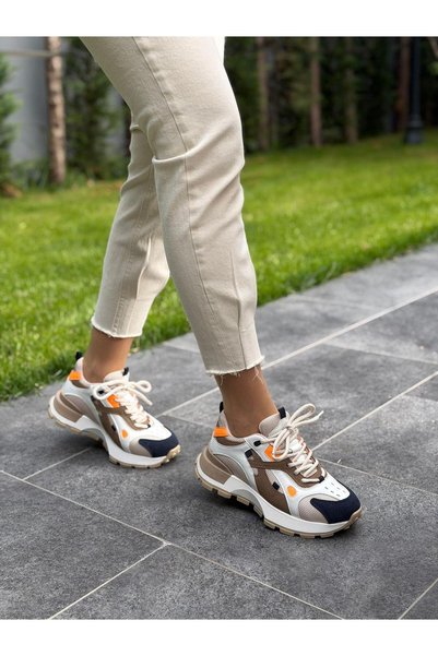 DİVA Sport casual pentru femei, cu șireturi multiple, albastru marin