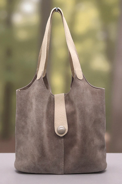 HFKY Women's Puppy Suede Bag. Suede Shoulder Bag.