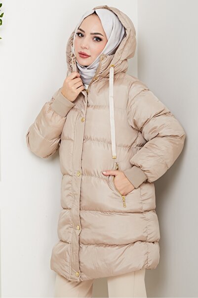 Bestenur Φουσκωτό Μπουφάν 1651 - Πέτρα