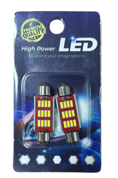 YGT Sofit Led (Mekik) 12v Beyaz 39mm Canbuslu Soğutmalı 2 Adet Fiyatı