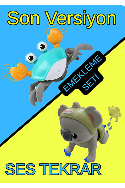 Boratila Toys Emeklemeye Yardımcı Yengeç Ve Koala - EMEKLEME SETİ