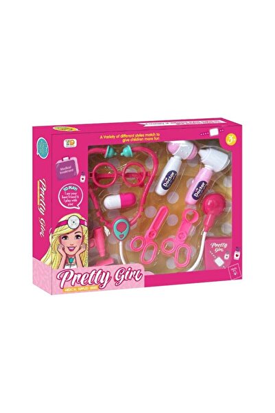 Generic مجموعة ألعاب الطبيب التظاهري من سلسلة اللوازم الطبية للفتيات الجميلات