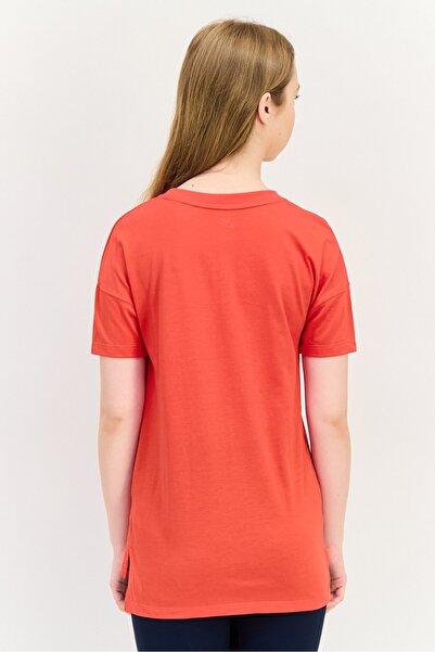 Nike Women Sportswear Fit Brand Logo Outdoor T-Shirt, Red