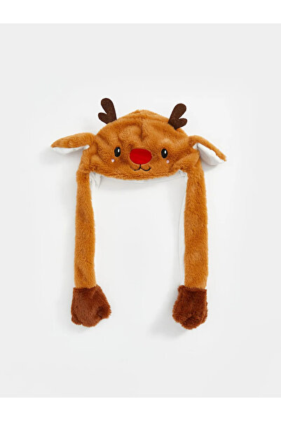 LC Waikiki Lcw Accessories Brown Plush Headphones with Movable Ears