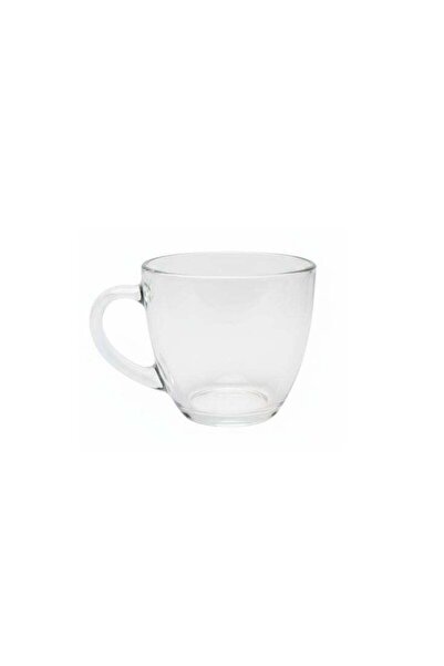 Naxun Modern Clear Glass Tea Cup – Simple Rounded Artisan Design for Coffee or Tea