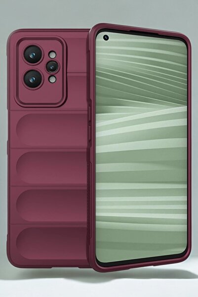 TechTrove Realme GT2 Pro 5G Kılıf Oyuklu Tasarım Kamera Korumalı İçi Kadife Y...