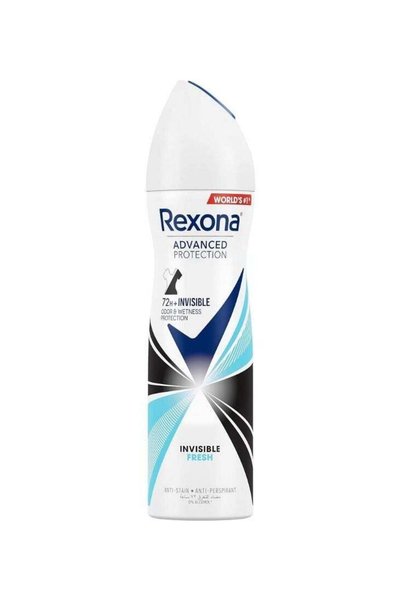 Rexona بخاخ مزيل العرق المنعش غير المرئي للحماية المتقدمة - حماية من الروائح ...
