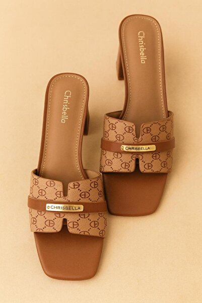 Generic Chrisbella Women’s Block Heel Slip-On Sandals – Elegant Daily & Evening Wear Shoes