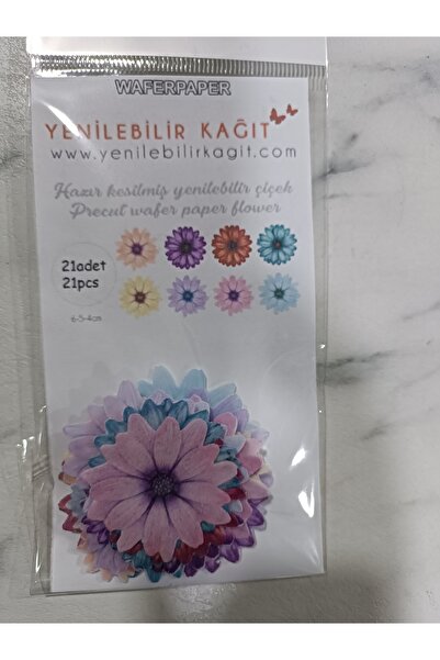 Yenilebilir Kağıt Wafer paper Yenilebilir kağıt çiçek
