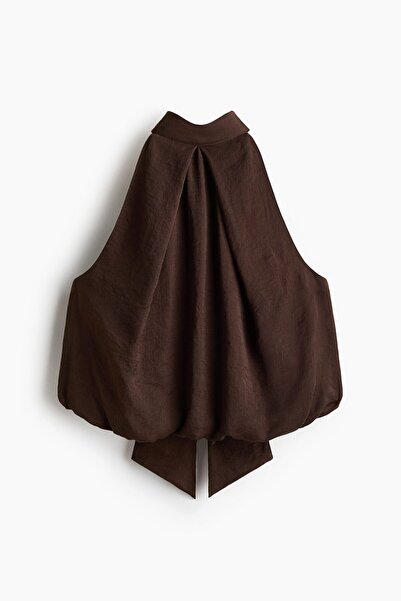 H&M Halter Yaka Saten Üst