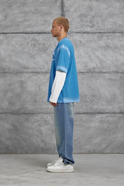 NOMARC Μπλε ΦΟΥΤΕΡΜΕΝΤΟ ΦΟΥΤΕΡΜΕΝΤΟ ΜΕ ΣΤΑΙΡΕΜΕΝΟ ΣΤΙΛ ΜΕ ΣΤΑΙΡΕΜΕΝΟ ΣΤΙΛ