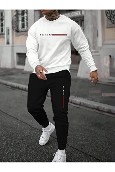 Flaubert -чоловічий принтований оверсайз-светр -двоє спортивних штанів