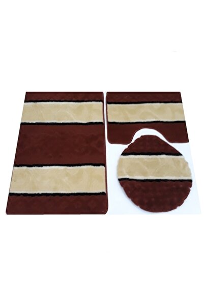 RAY Set covorase baie, maro inchis\bej, trei piese