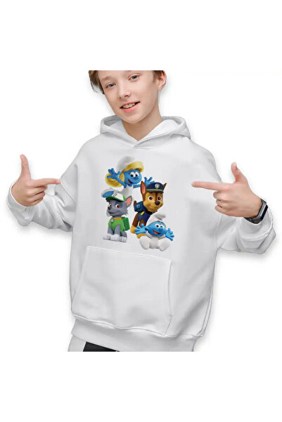 OEM Hanorac Copii Baieti Paw Patrol Strumfii Strumfita Baby Stumf