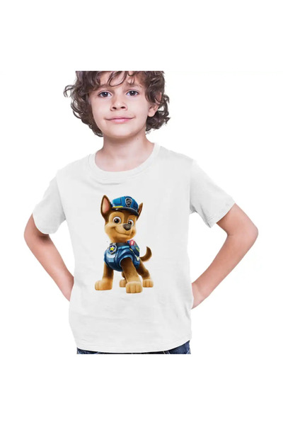 OEM Tricou Copii Baieti Paw Patrol Chase Patrula Catelusilor Politist
