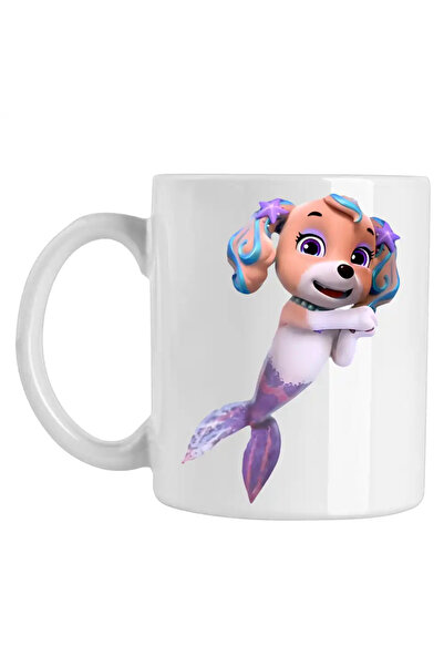 OEM Paw Patrol Merpups Coral Mug Paw Patrol Mermaid Dogs