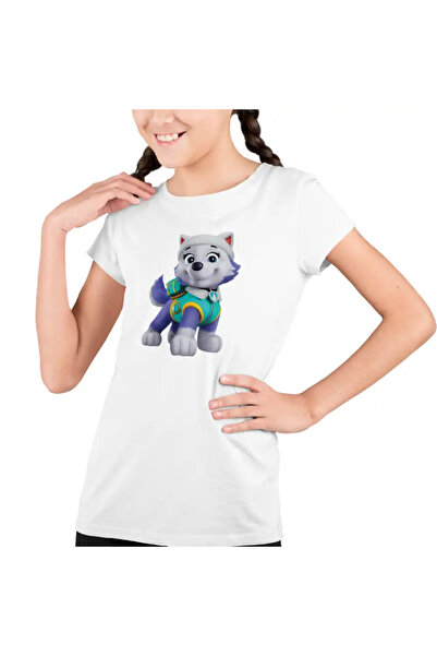 OEM Tricou Copii Fete Paw Patrol Everest Patrula Catelusilor Pompier