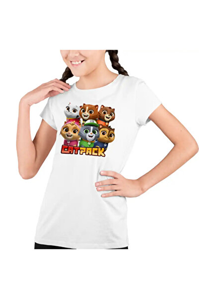 OEM Tricou Copii Fete Paw Patrol Cat Pack Patrula Catelusilor