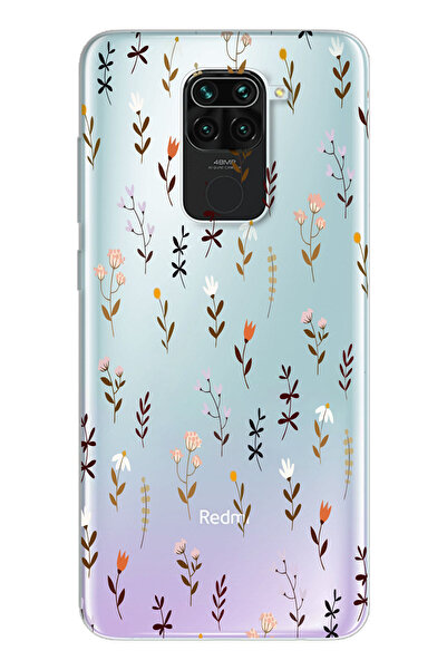 Elorakılıf Xiaomi Redmi Note 9 Uyumlu Baskılı Yumuşak Silikon Şeffaf Telefon ...
