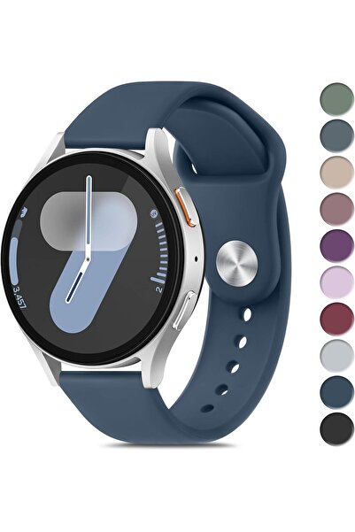 Novatis Samsung Galaxy Watch 4/5/6/7/FE/40/44 Classic 42/43/46/47mm Uyumlu 20mm Soft Silikon Kordon