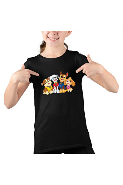 OEM Tricou Copii Fete Paw Patrol Desene Animate Patrula Catelusilor