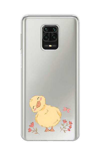 Elorakılıf Xiaomi Redmi Note 9 Pro Uyumlu Baskılı Yumuşak Silikon Şeffaf Tele...