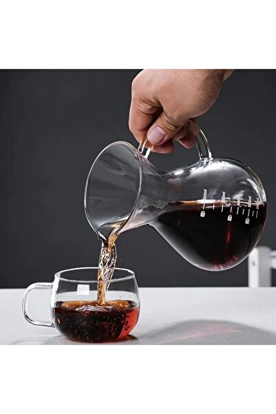 LUXURY Chemex Coffee Maker Stainless Steel Filter Coffee Maker 300ml