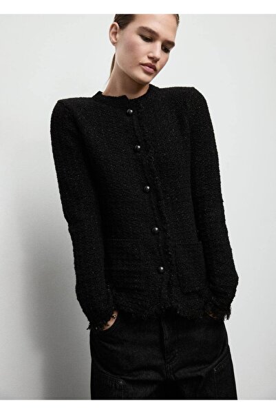 MANGO Woman Dikişsiz tüvit hırka