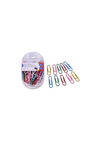 OEM Agrafe metalice multicolore pentru birou - Set de 80, 32 mm