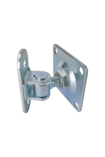 EmaConstruct Balama pentru poartă, fără sudură, reglabilă, M12, galvanizată, cu 2 plăci de fixare