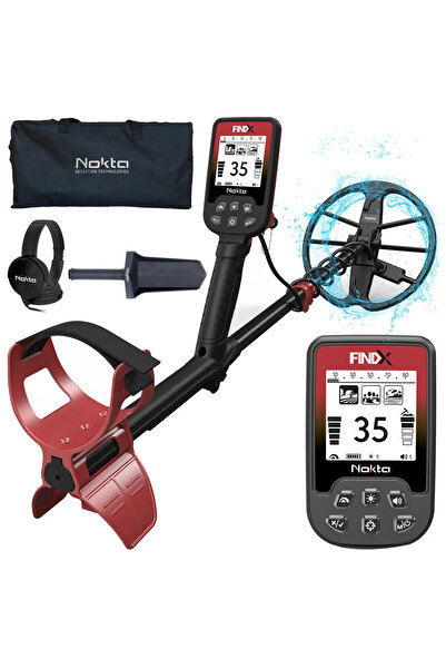 DEDEKTOR TURKİYE Nokta Findx Metal Dedektörü Su Geçirmez, Altın Arama, Piint Modu, Usb Şarj Edilebilir Pil, Kulak