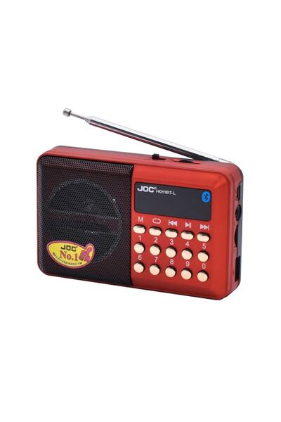 Stone JOC H011BT-L Portable Rechargeable Radio with Bluetooth, MP3 (TF/USB), FM, LED Display