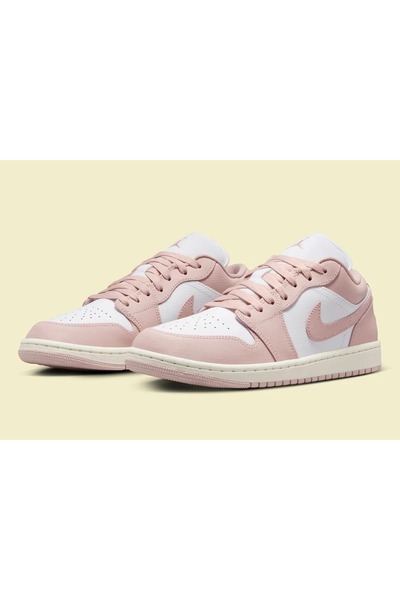 Nike Air Jordan 1 Low Women Pink White Sneaker Shoes - Dc0774-162