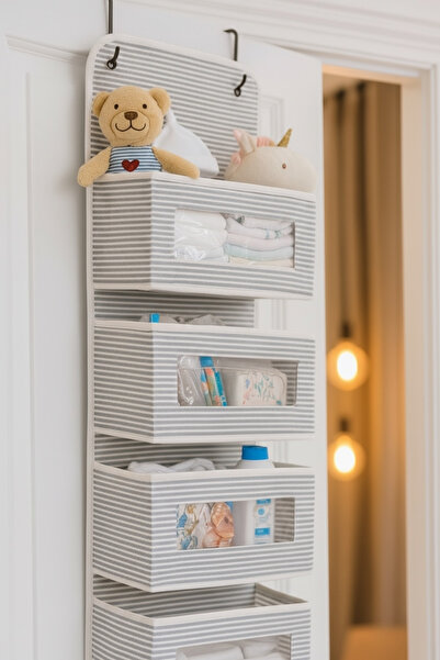 Hesaplı Kasa Multi-Purpose 6-Compartment Over-The-Door Hanging Organizer - Baby Room Toy, Bathroom Accessory Organizer