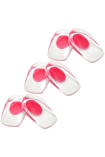 easyCTRL Set de 6 branțuri ortopedice cu gel pentru călcâi, pentru sport sau ...