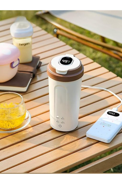 Gadgetry Portable Kettle, Electric Thermos, 500ML, 4 Temperature Presets