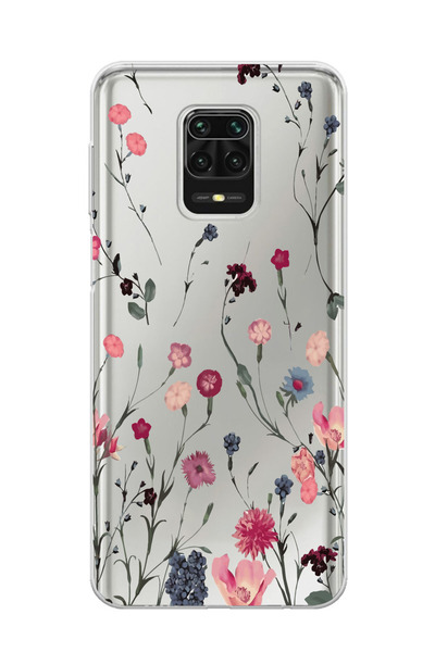 Elorakılıf Xiaomi Redmi Note 9 Pro Uyumlu Baskılı Yumuşak Silikon Şeffaf Tele...