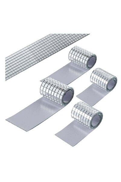 Generic 1464 Pieces Self-Adhesive Mini Square Glass, Decorative Craft DIY Accessory Mirrors Mosaic T