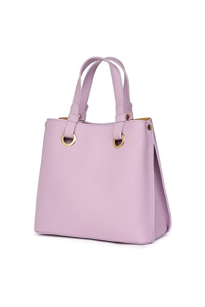 myOwn Γυναικεία τσάντα χειρός από γνήσιο δέρμα Ilona λιλά