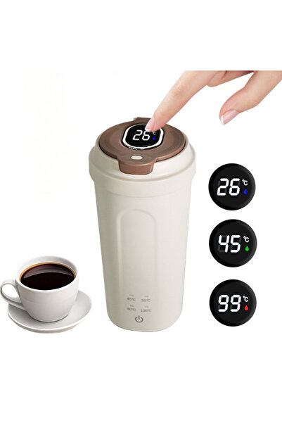 Gadgetry Portable Kettle, Electric Thermos, 500ML, 4 Temperature Presets