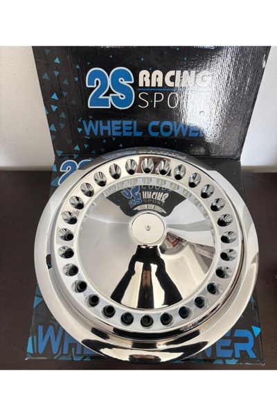 YK 1.Sınıf Krom Kaplama 16"inç Jant Kapağı Ford/Citröen/Peugeot/Fiat Uyumlu//4 ADET//