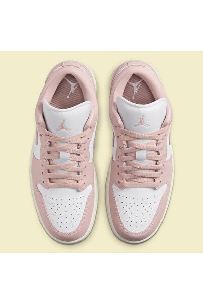 Nike Air Jordan 1 Low Women Pink White Sneaker Shoes - Dc0774-162