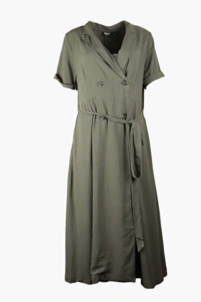 Vero Moda Louvin Blazer Dress Beluga - L, Grey, Soup 86% linen 14%